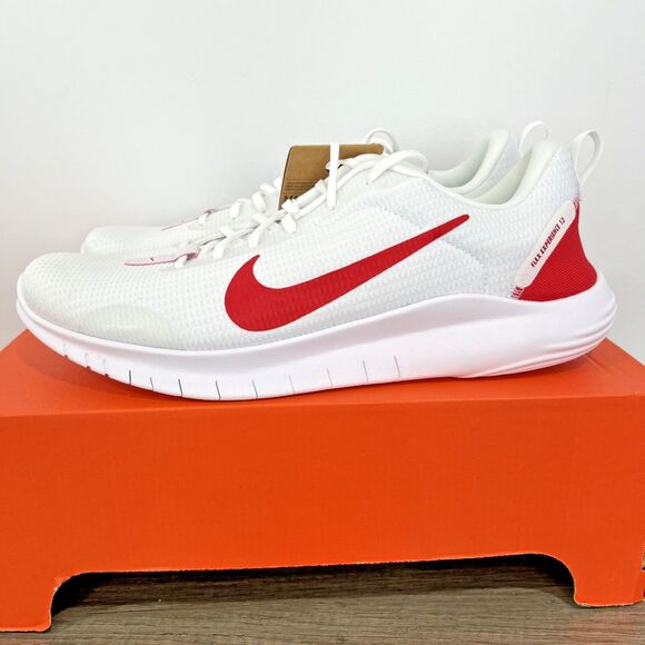 Size 11.5 – Nike Flex Experience Run 12 White/University Red DV0740-102 - Picture 2 of 10
